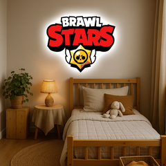 Világító falikép - Brawl Stars - Éjjeli lámpa