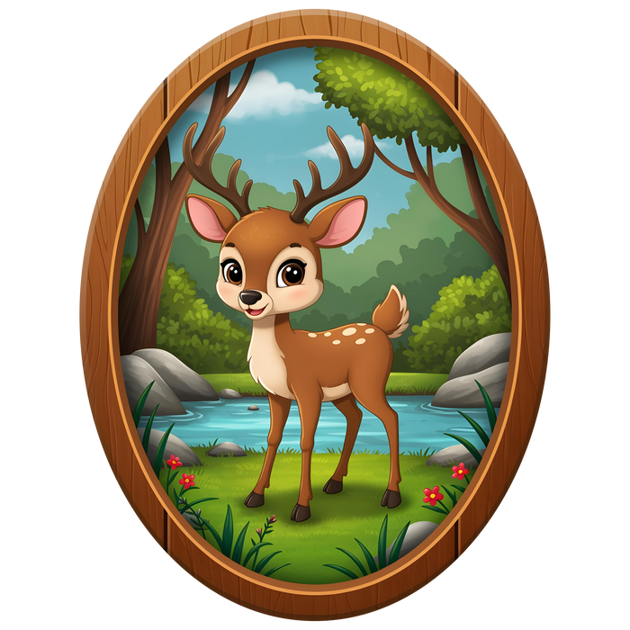 Fa Falikép - Bambi