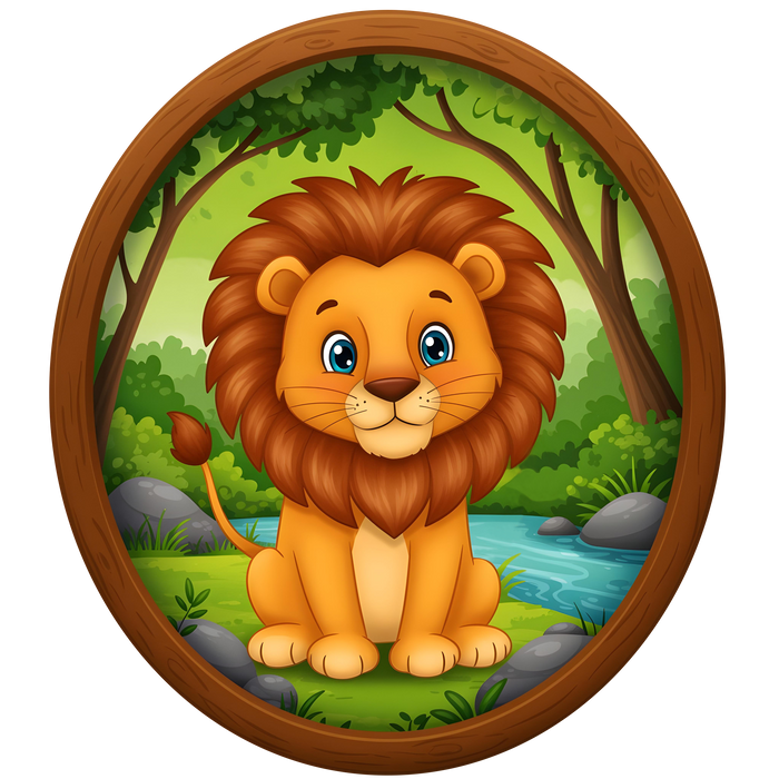 Fa Falikép - Oroszlán Leo