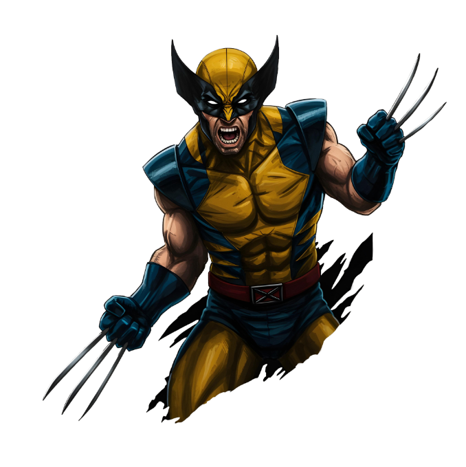 Világító falikép - Wolverine