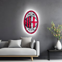 Világító falikép AC Milan - Legends