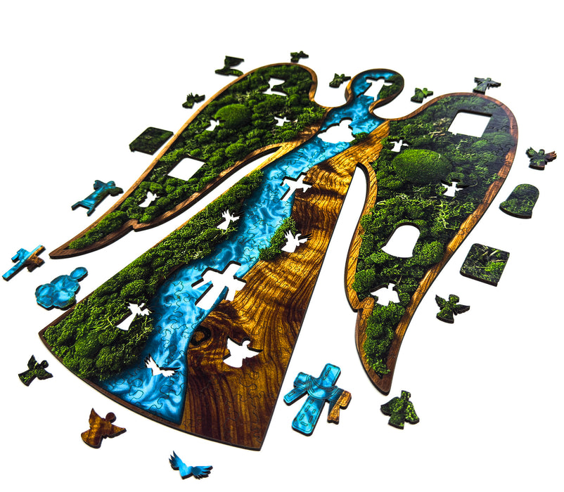 Angyal - Moha - Fa puzzle