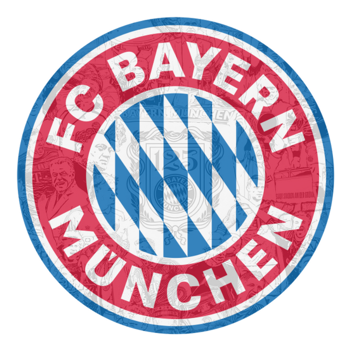 Világító falikép - Bayern München - 125. évforduló