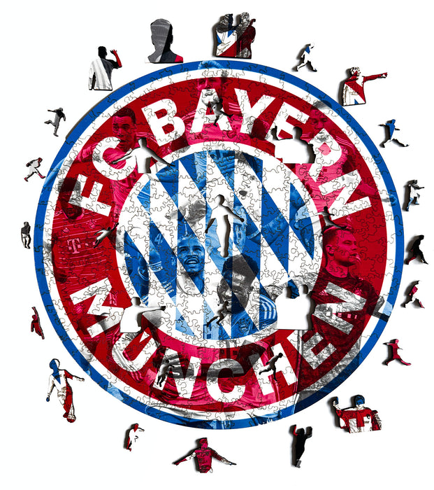 Bayern München - játékosok - Fa puzzle