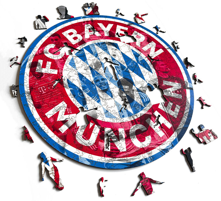 Bayern München - játékosok - Fa puzzle