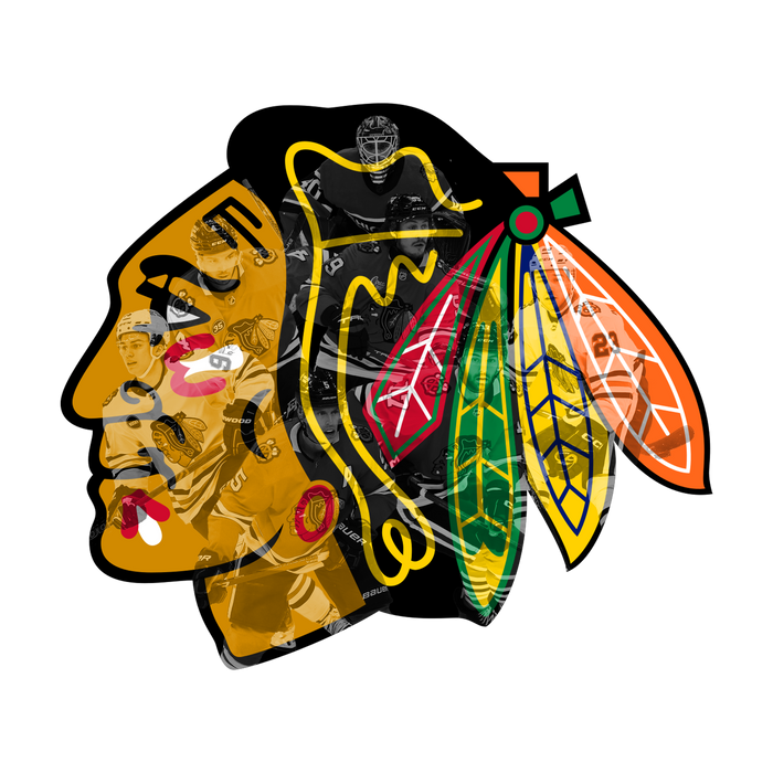 Fa Falikép Chicago Blackhawks