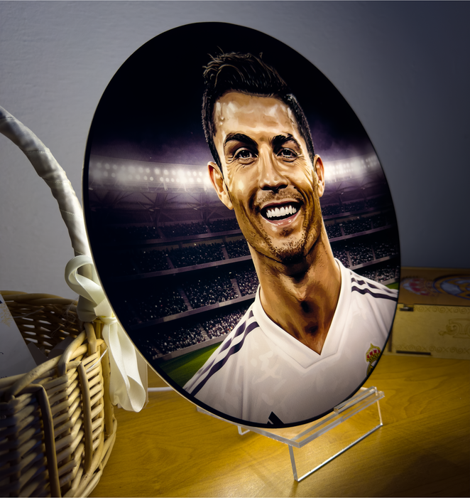 Asztali lámpa Cristiano Ronaldo Portrait