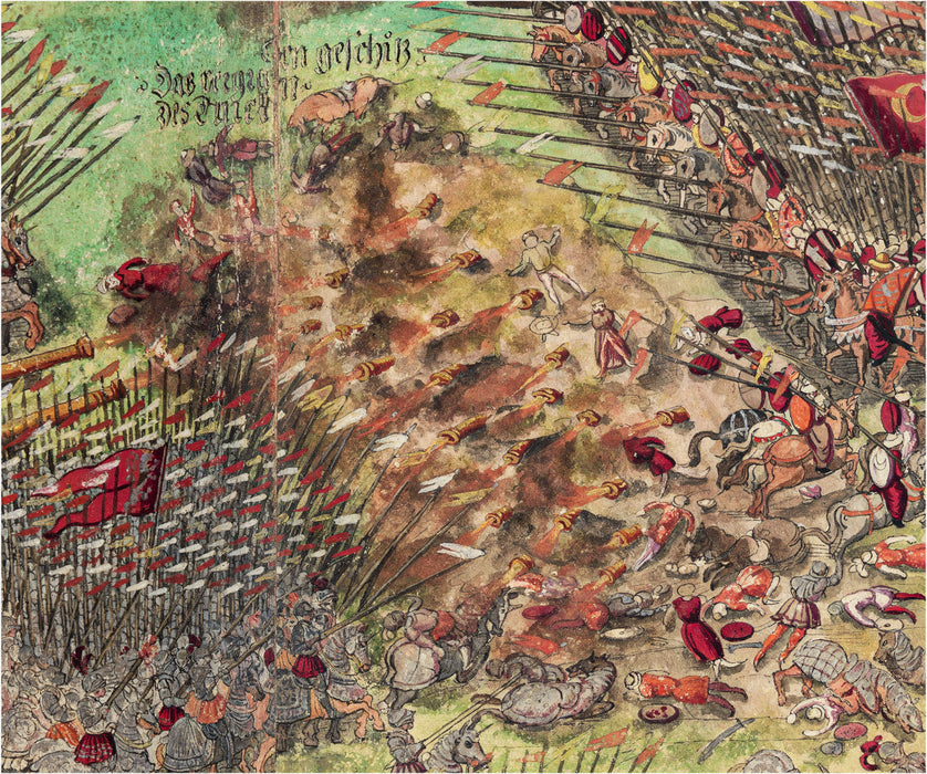 A mohácsi csata 1526 – Johann Schreier (1555) -Fa puzzle