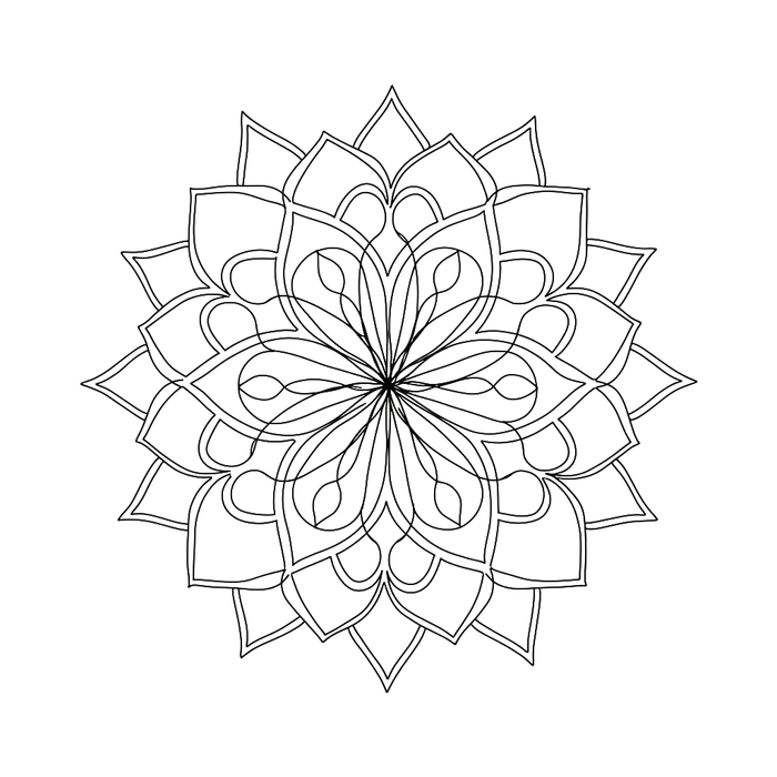 Fa Falikép - Mandala Az egyensúly ereje