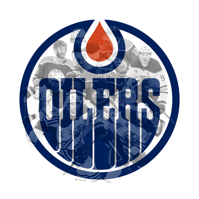 Világító falikép Edmonton Oilers