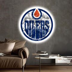 Világító falikép Edmonton Oilers