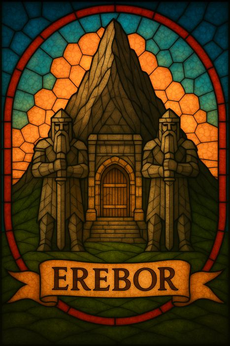 Világító falikép - Erebor