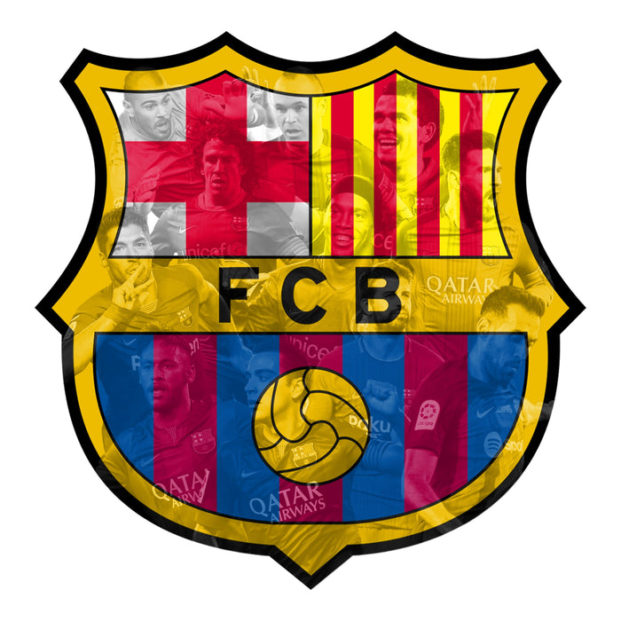 Világító falikép FC Barcelona - Legends II.