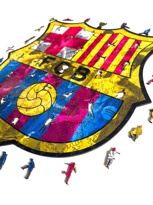 FC Barcelona - játékosok - Fa puzzle