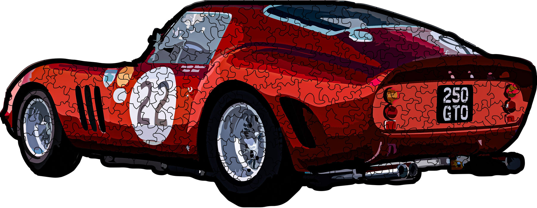 Ferrari 330 LM / 250 GTO rajongó - Fa puzzle