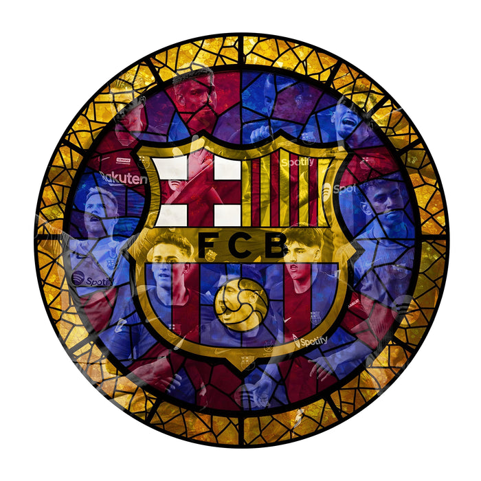 Világító falikép FC Barcelona - Üveg