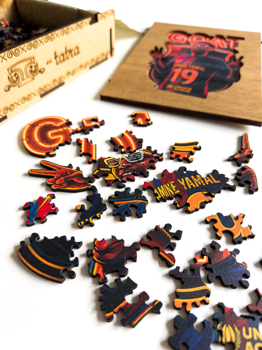 Wooden Jigsaw Puzzle from any our poster