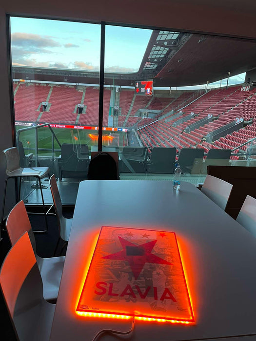 Egyedi Világító falikép - Futball logó