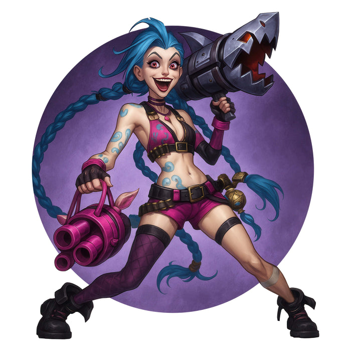 Jinx - League of legends - Fa puzzle