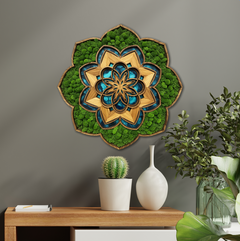 Moss Fa Falikép - Mandala Sarta