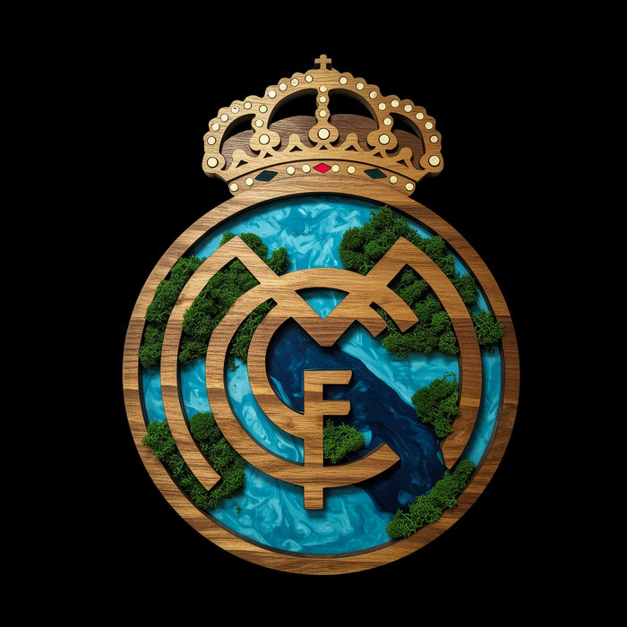 Világító falikép Moss Real Madrid