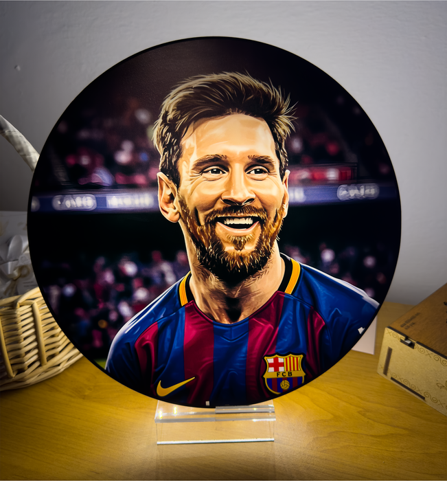 Asztali lámpa Lionel Messi Portrait