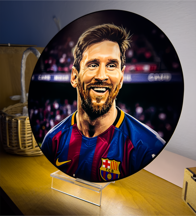 Asztali lámpa Lionel Messi Portrait