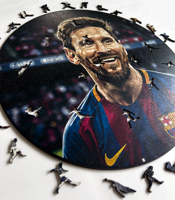 Lionel Messi - portré - Fa puzzle
