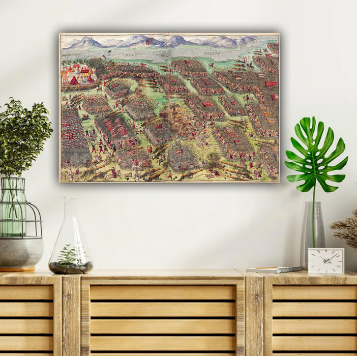 A mohácsi csata 1526 – Johann Schreier (1555) -Fa puzzle