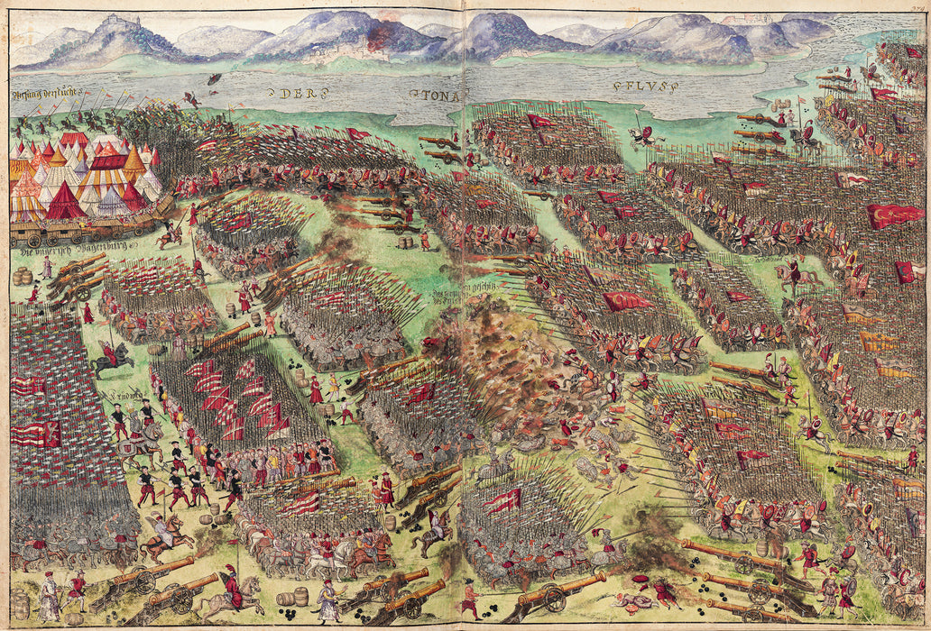 A mohácsi csata 1526 – Johann Schreier (1555) -Fa puzzle