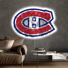 Világító falikép Montreal Canadiens