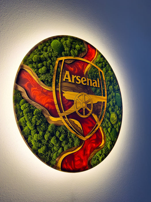 Világító falikép Moss Arsenal - Moss