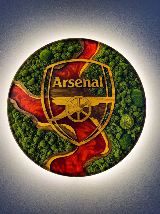 Világító falikép Moss Arsenal - Moss