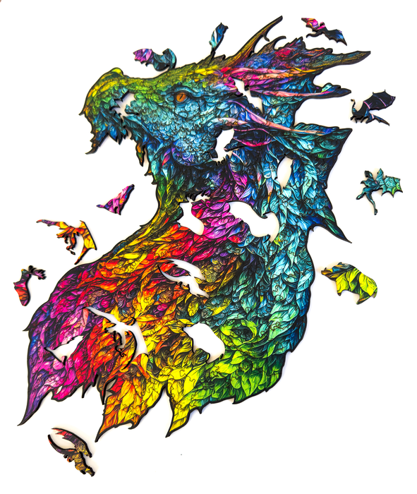 Mountain Dragon - Fa puzzle