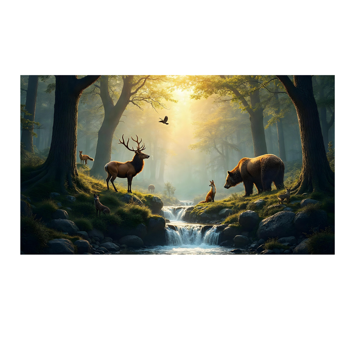 Világító falikép Nature Harmony