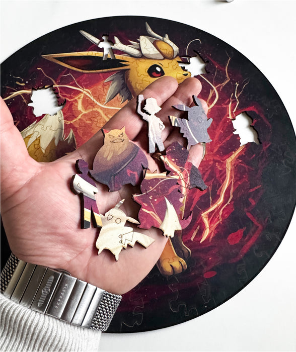 Eevee pokémon - Fa puzzle
