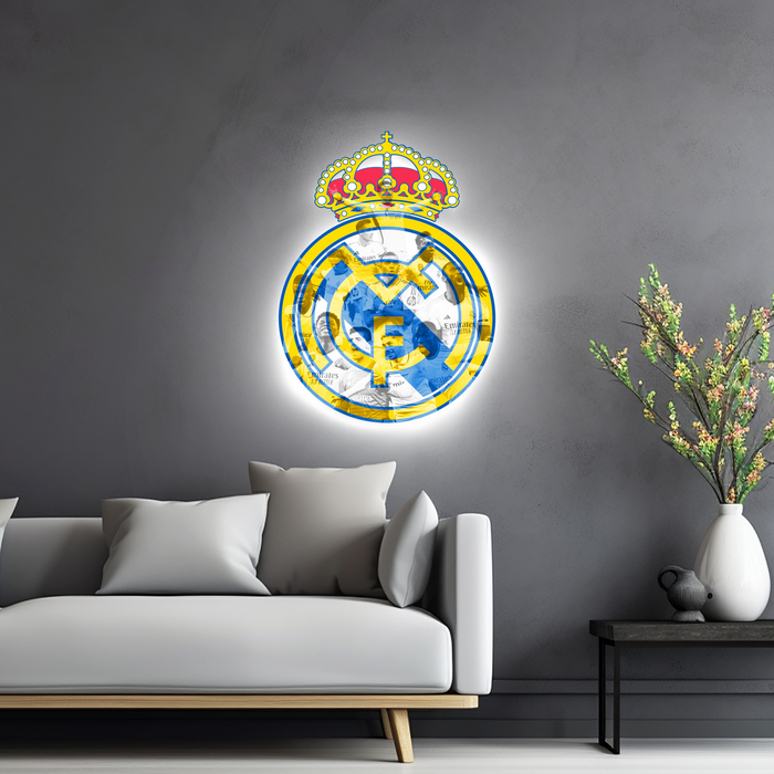 Világító falikép Real Madrid - JÁTÉKOSOK