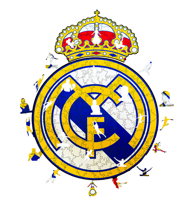Real Madrid klasszikus - Fa puzzle