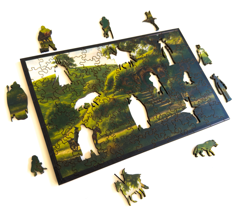 The Shire Landscape  - Wooden Jigsaw Puzzle