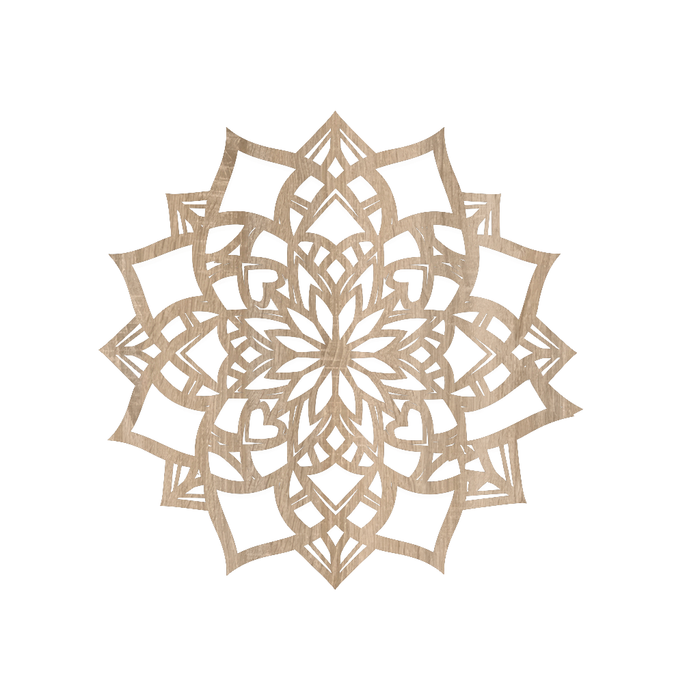 Fa faldekoráció - Mandala a világegyetemben