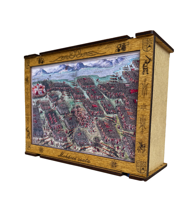 A mohácsi csata 1526 – Johann Schreier (1555) -Fa puzzle