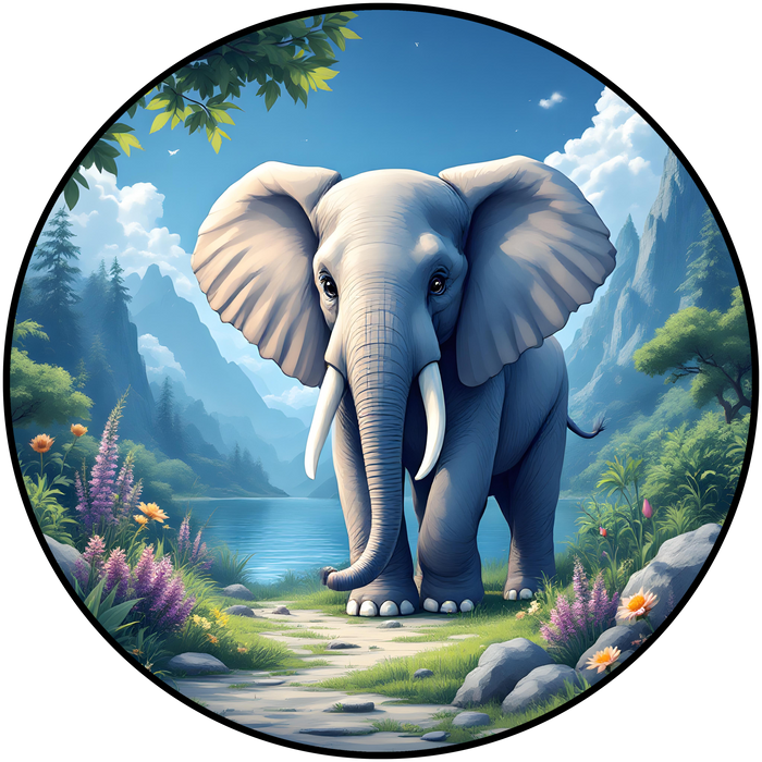 Fa Falikép - Elefánt Dumbo
