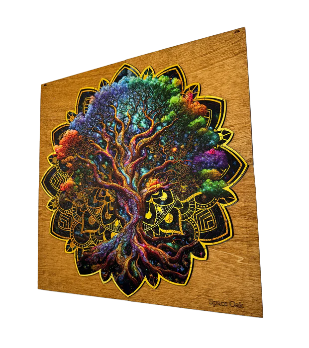 Fa keret puzzle - 3D