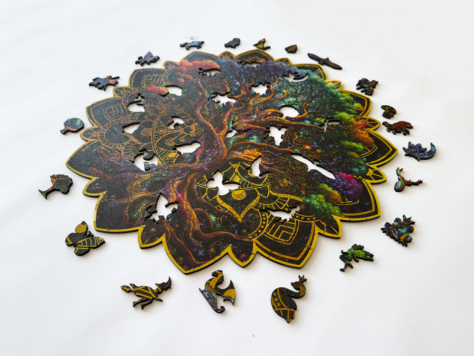 Űr tölgy - Fa puzzle