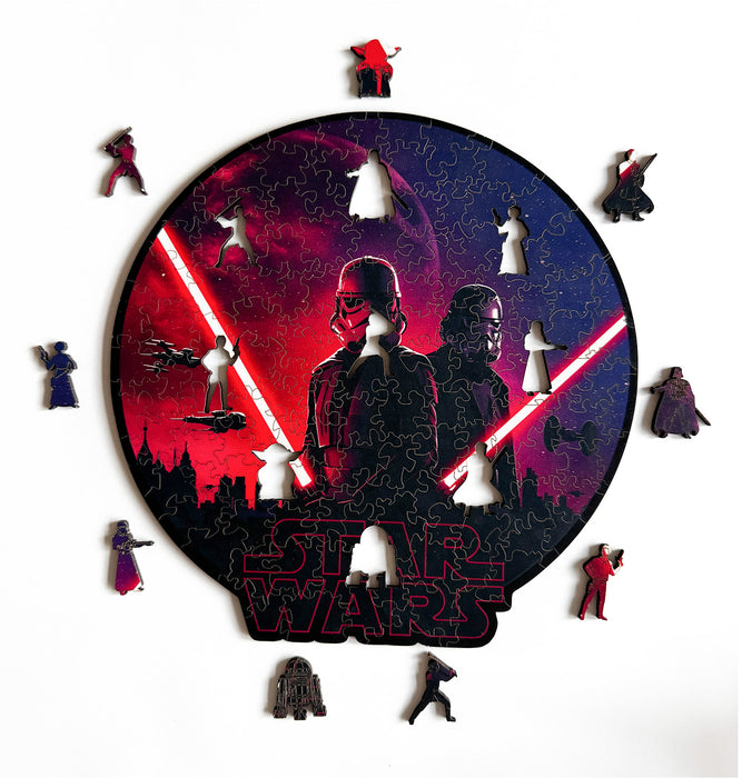 Star Wars - Az Erő és a Sötétség - Fa puzzle