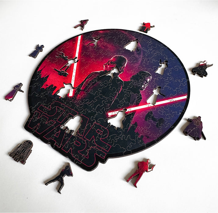 Star Wars - Az Erő és a Sötétség - Fa puzzle