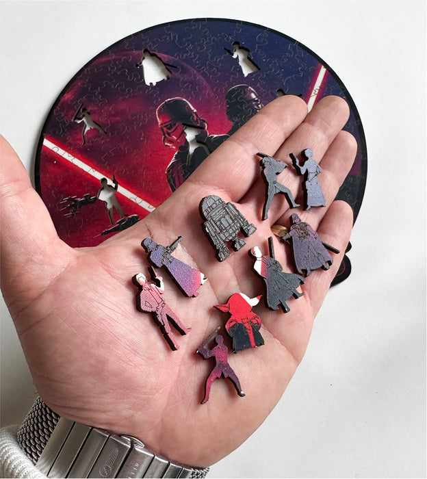 Star Wars - Az Erő és a Sötétség - Fa puzzle
