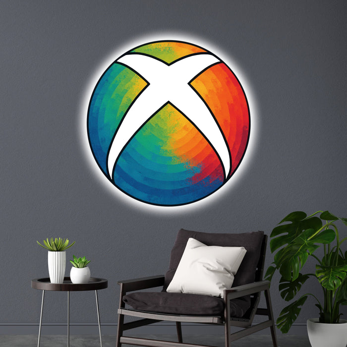 Világító falikép - Xbox - logó