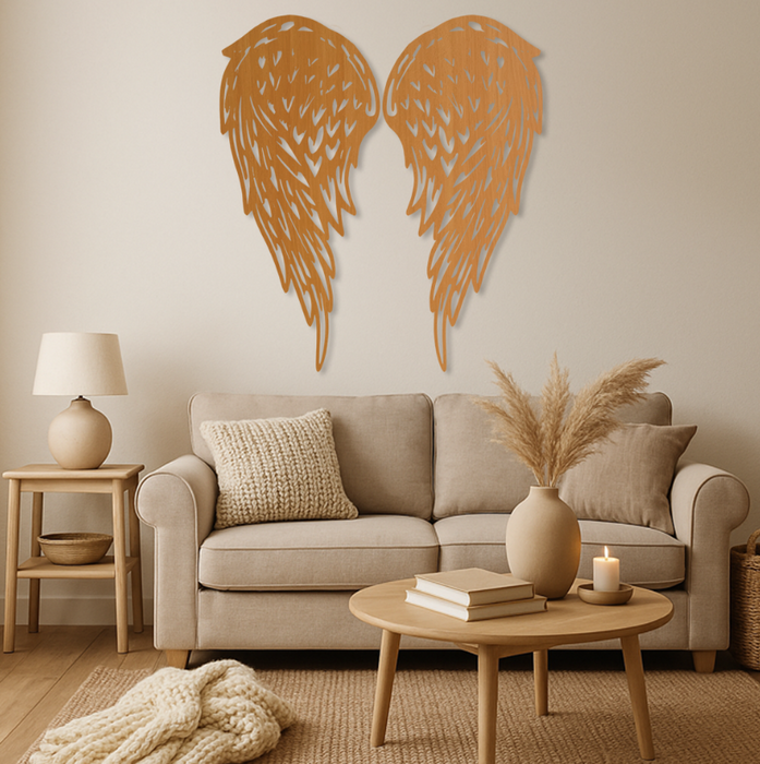 Wooden Wall Decor - Angyalszárny – fából készült dekoráció
