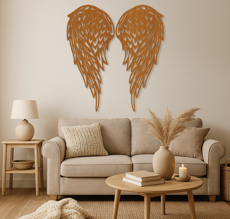 Wooden Wall Decor - Angyalszárny – fából készült dekoráció